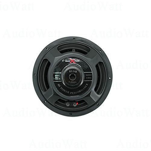 1x SoundXtreme ST-712 12 Inch Sub 800 Watts Max Power Car Audio Shallow-Mount Ultra Slim Truck Competition 12 1x SoundXtreme ST-712 12 Inch Sub 800 Watts Max Power Car Audio Shallow-Mount Ultra Slim Truck Competition 12
